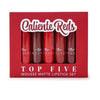Italia Mousse Matte Lipstick Set Caliente Reds