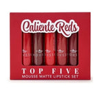 Italia Mousse Matte Lipstick Set Caliente Reds