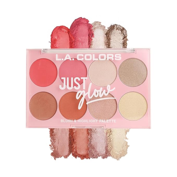 L.A Colors Just Glow Highlight Palette