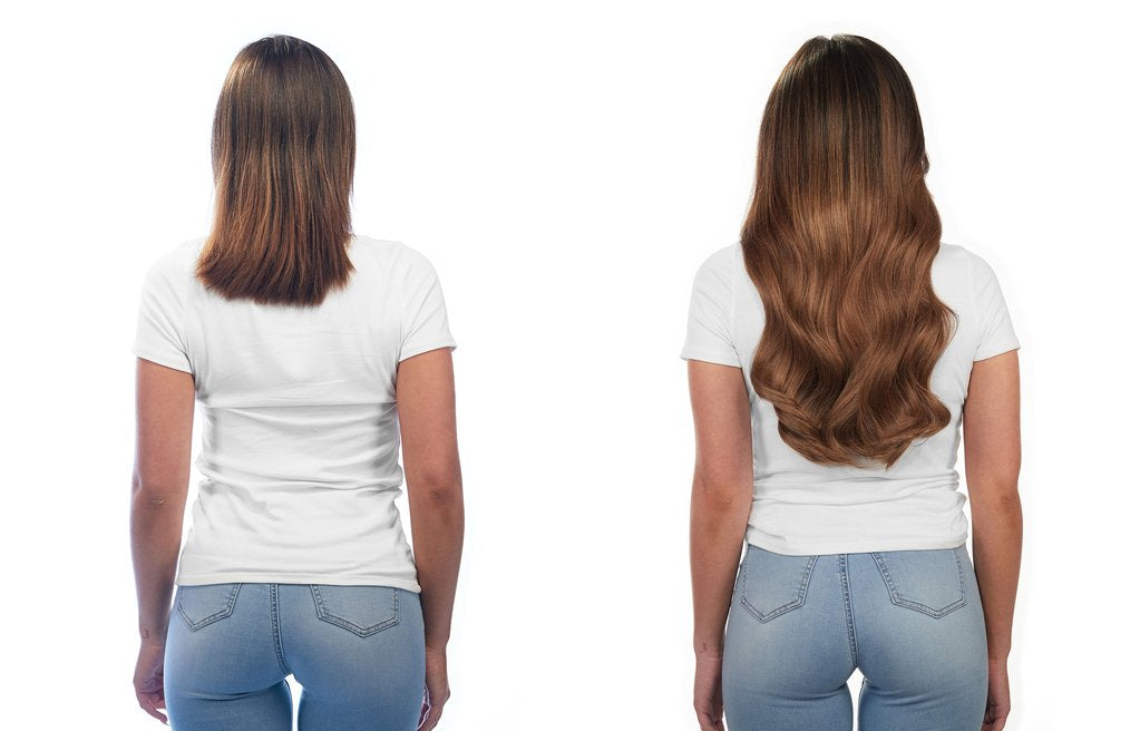 Extenciones de Cabello - Castaño Claro ( 20 Pulgadas )