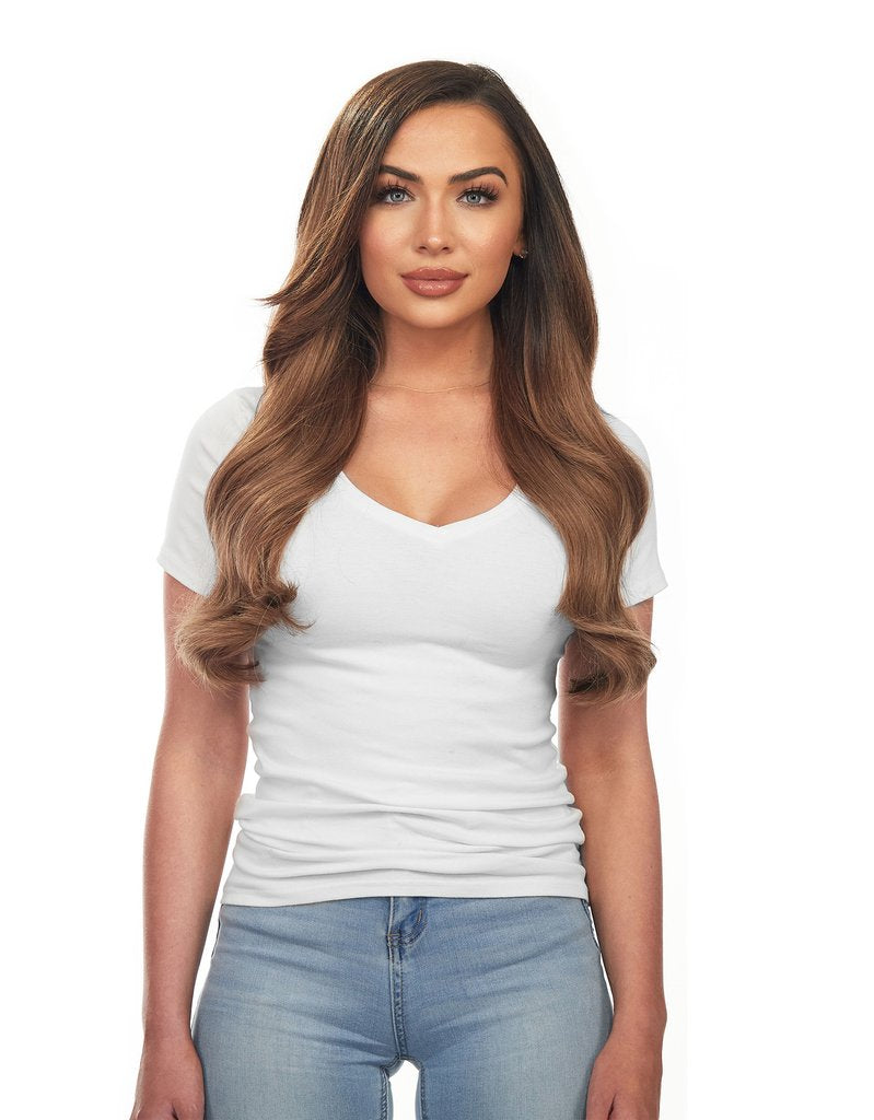 Extenciones de Cabello - Castaño Claro ( 20 Pulgadas )