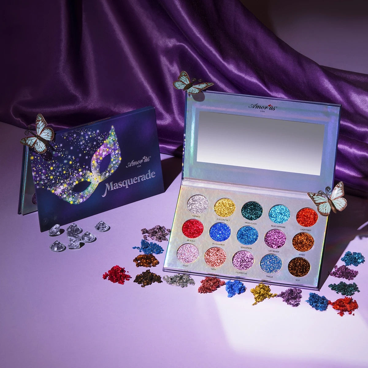Glitter Palette 15 Colores Masquerade