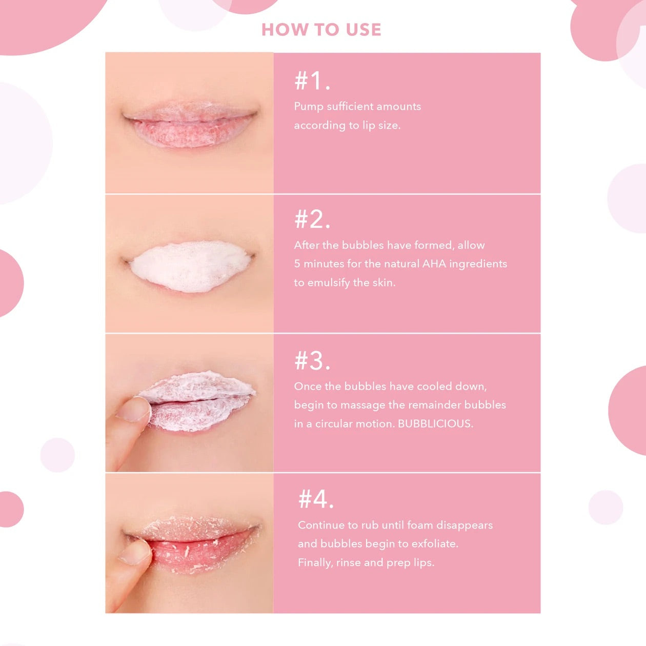 Exfoliante Espuma Para Labios Bubblelicious